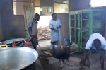 The kitchen at the Juba Orphanage